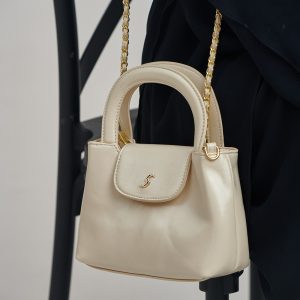 Elegant Mini Structured Top-Handle Handbag
