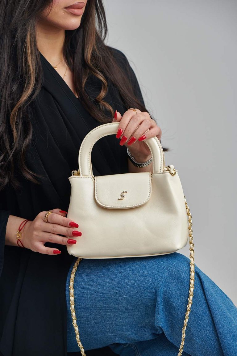 Elegant Mini Structured Top-Handle Handbag