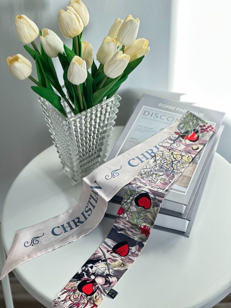 Floral Symphony Twilly Scarf