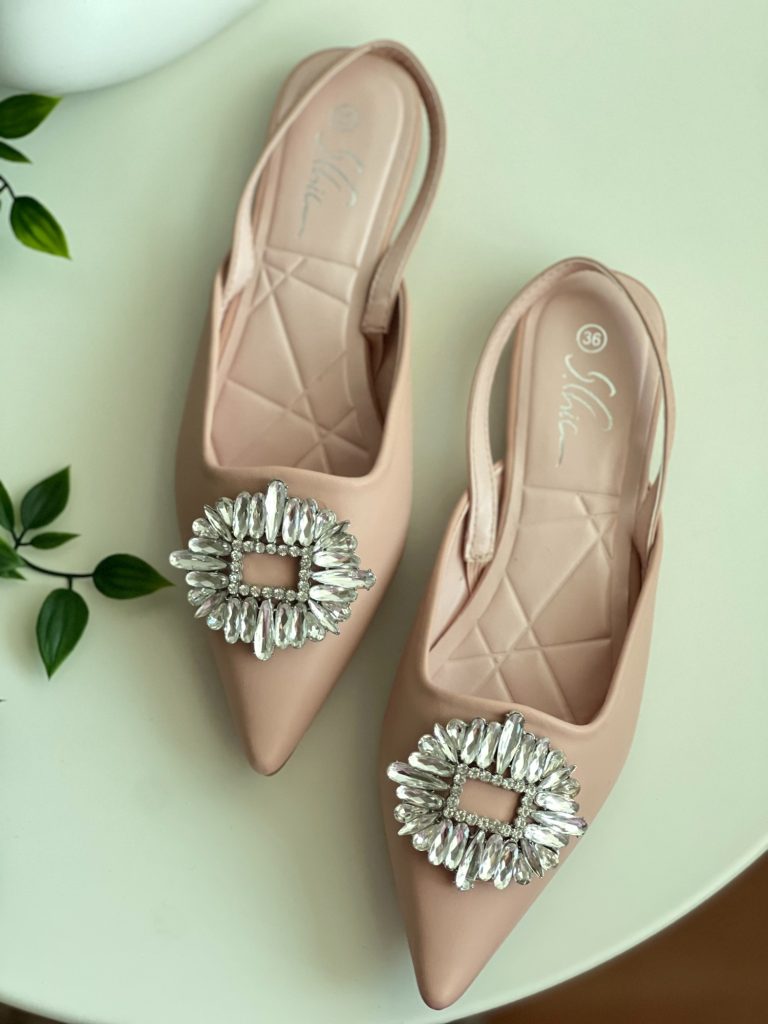 7336-28 / Jeweled Slingbacks