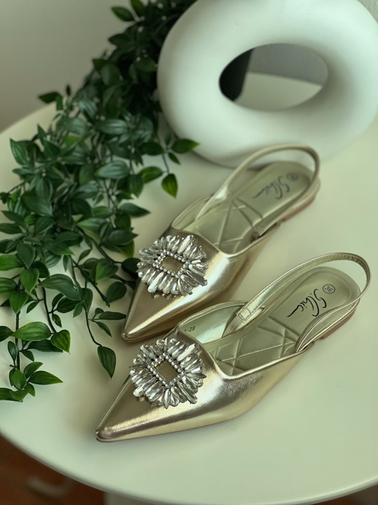 7336-28 / Jeweled Slingbacks