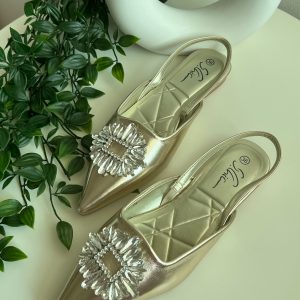 7336-28 / Jeweled Slingbacks