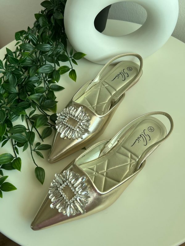 7336-28 / Jeweled Slingbacks