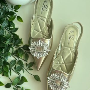 7336-28 / Jeweled Slingbacks
