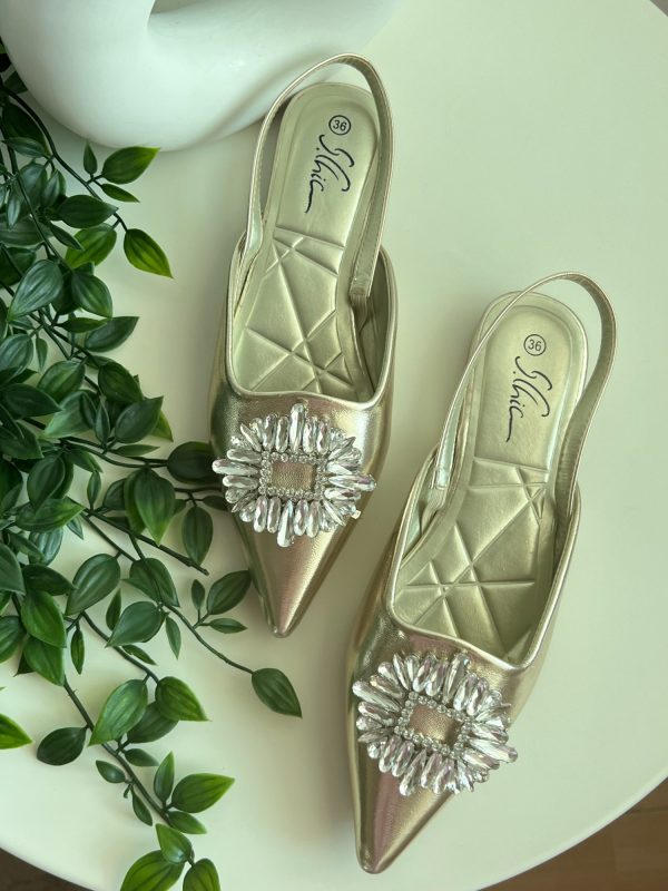 7336-28 / Jeweled Slingbacks