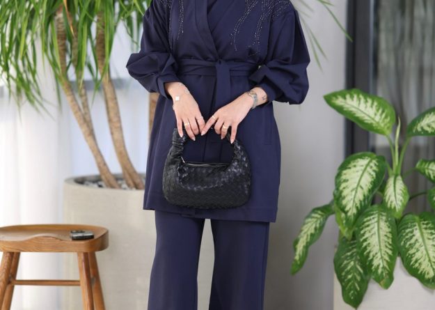 SC-348A CRARDIGAN TROUSER AND BLOUSE (3 PCS SET)