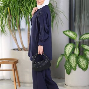 SC-348A CRARDIGAN TROUSER AND BLOUSE (3 PCS SET)