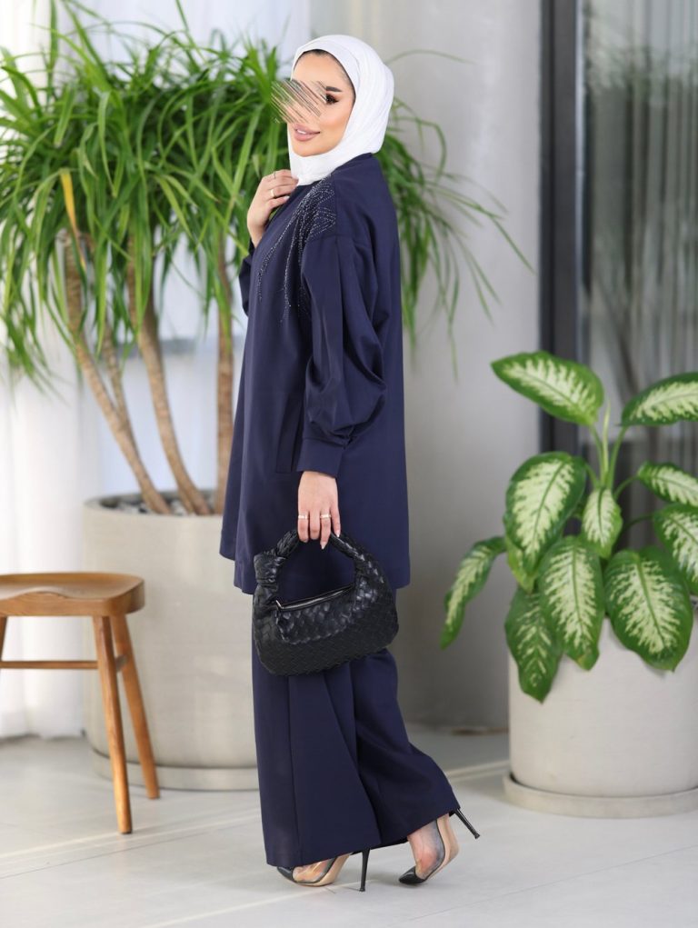 SC-348A CRARDIGAN TROUSER AND BLOUSE (3 PCS SET)