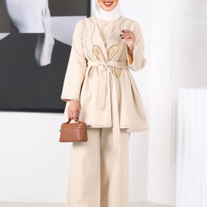 Majestic Set Cardigan Top and Trouser