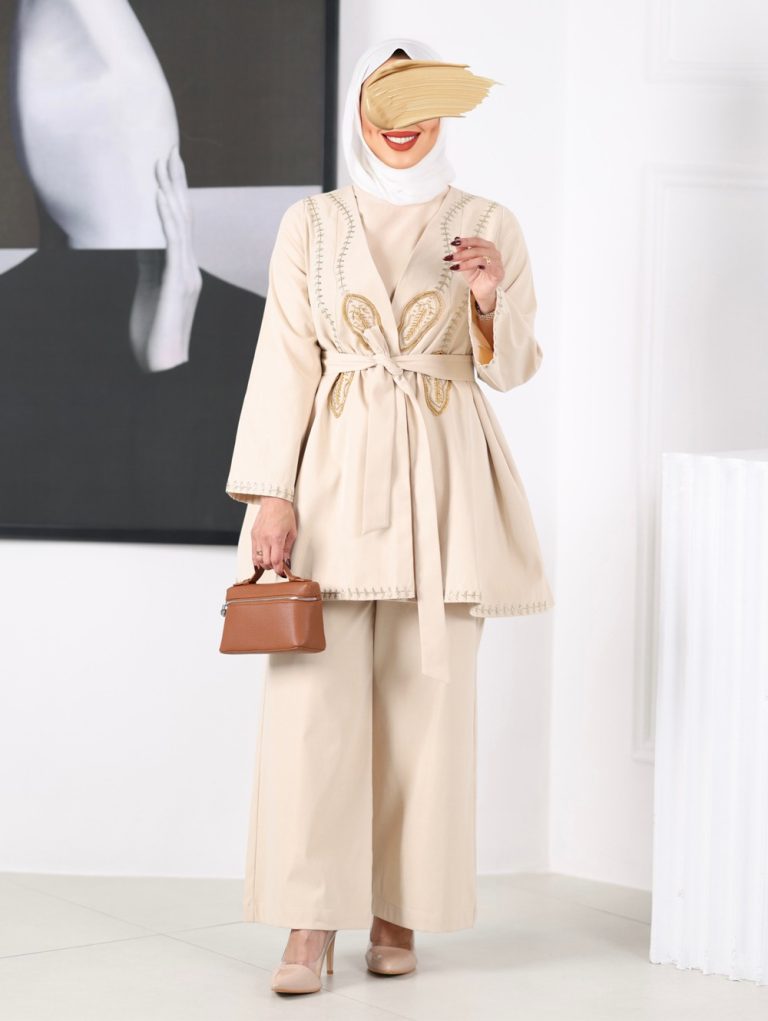Majestic Set Cardigan Top and Trouser