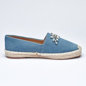 Gleam Stone Denim Loafers