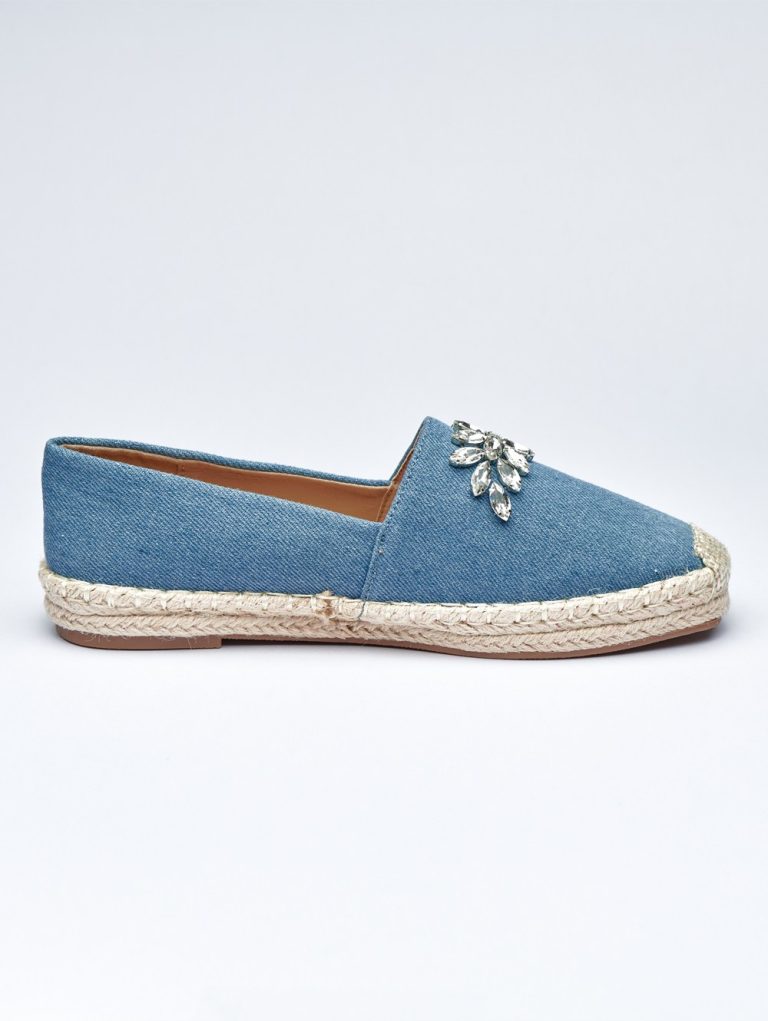 Gleam Stone Denim Loafers