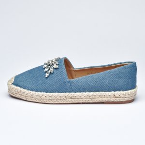 Gleam Stone Denim Loafers