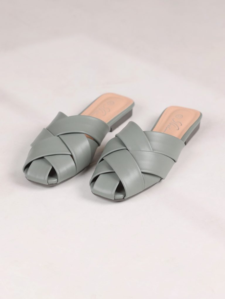 Woven Elegance Slippers