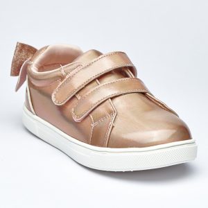 Golden Bloom Metallic Rosegold Sneakers