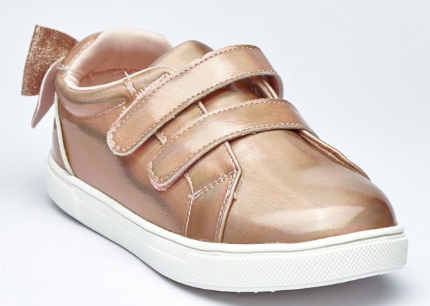 Golden Bloom Metallic Rosegold Sneakers