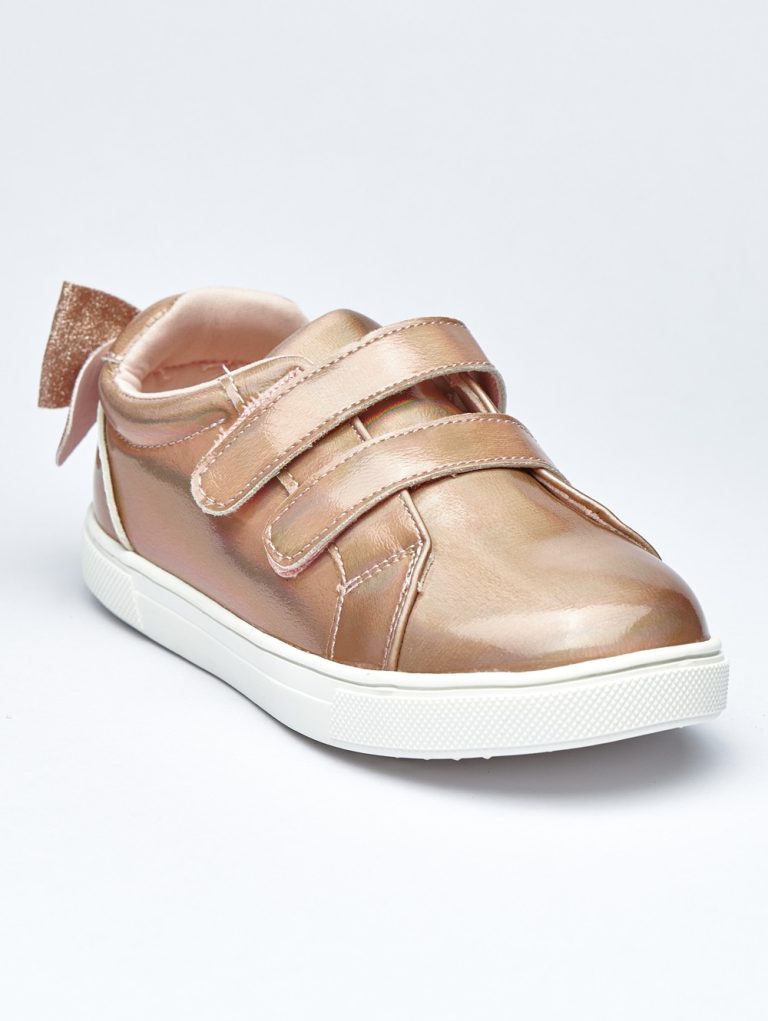 Golden Bloom Metallic Rosegold Sneakers