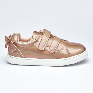 Golden Bloom Metallic Rosegold Sneakers