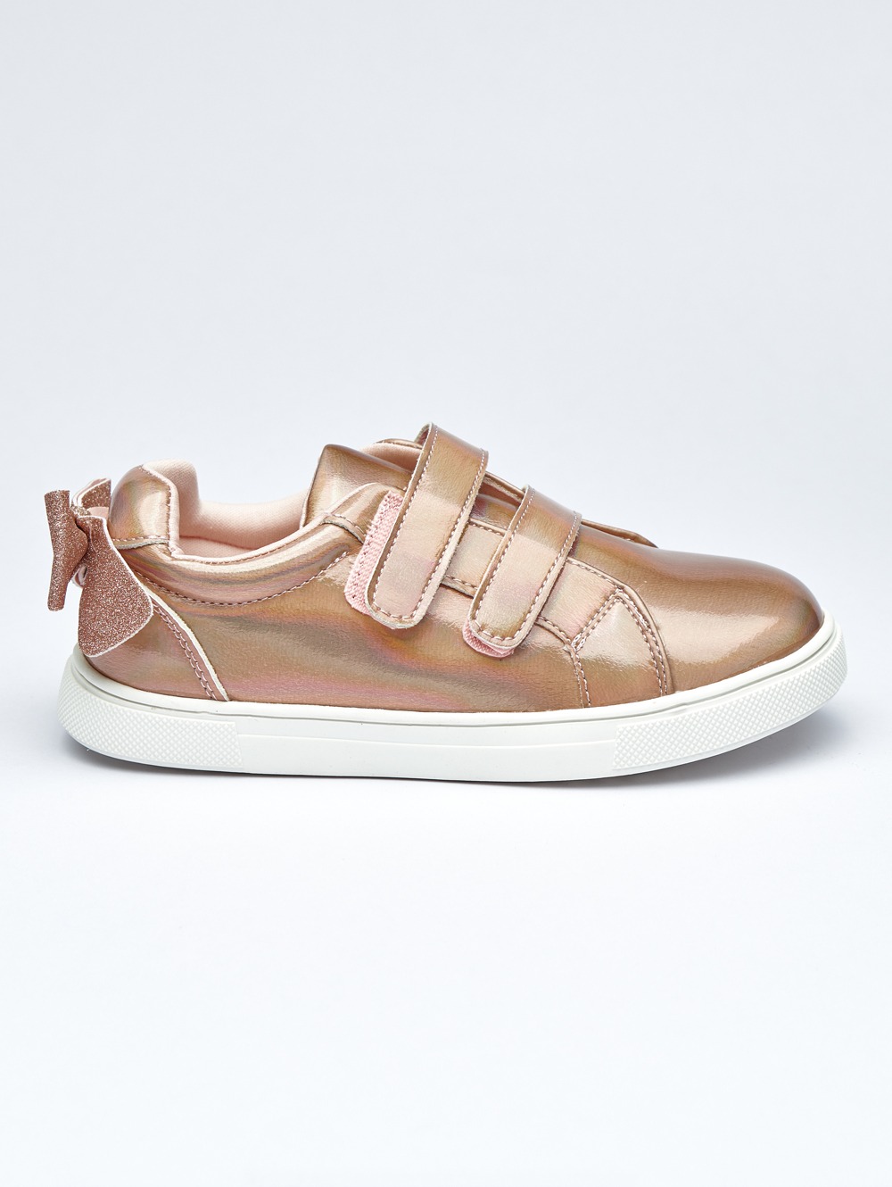 Golden Bloom Metallic Rosegold Sneakers