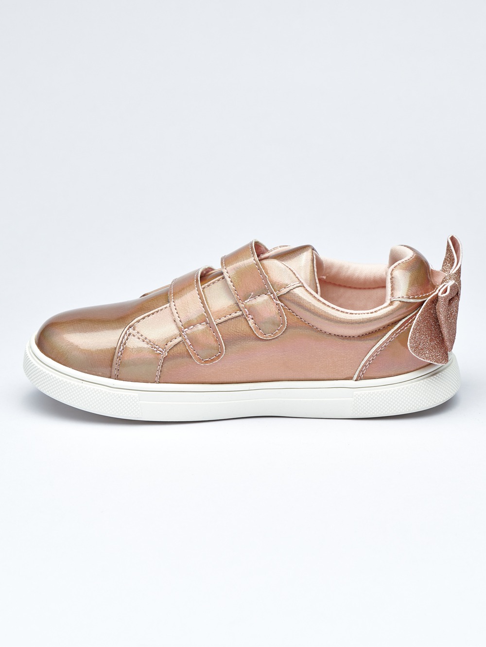Golden Bloom Metallic Rosegold Sneakers