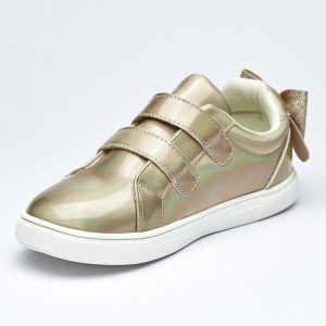 Golden Bloom Metallic Rosegold Sneakers