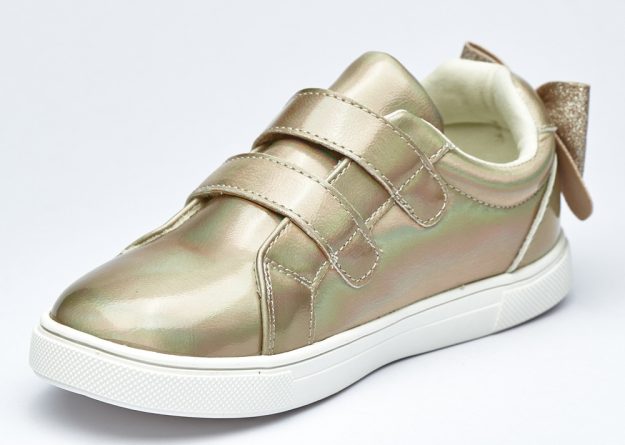 Golden Bloom Metallic Rosegold Sneakers