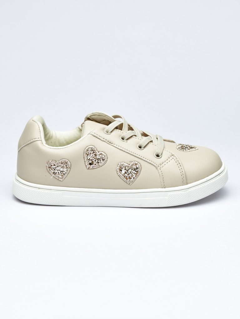 Lush Love crystal Heart Laces Sneakers