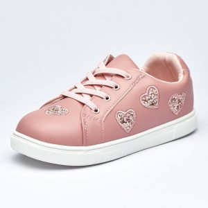 Lush Love crystal Heart Laces Sneakers