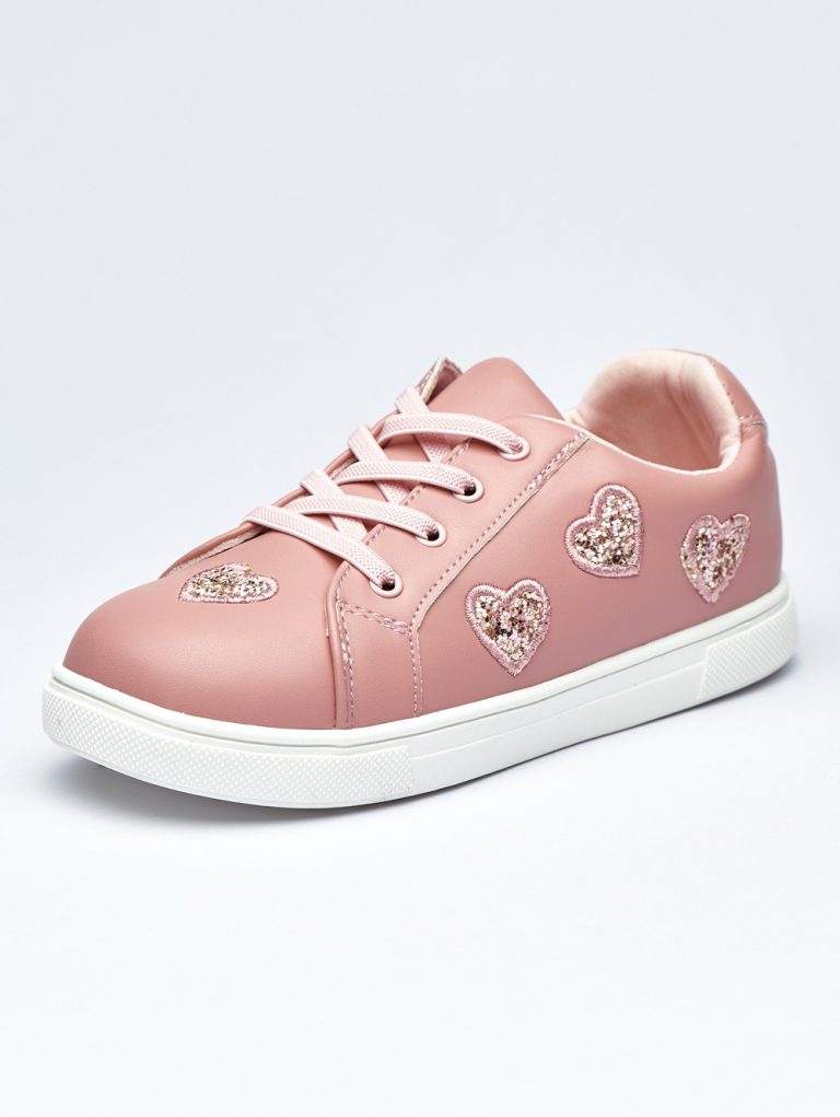 Lush Love crystal Heart Laces Sneakers