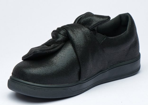 Romantic Charm Metallic Slip On Sneakers