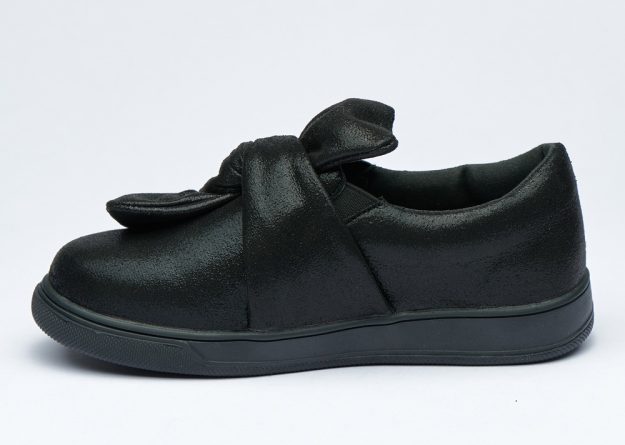Romantic Charm Metallic Slip On Sneakers