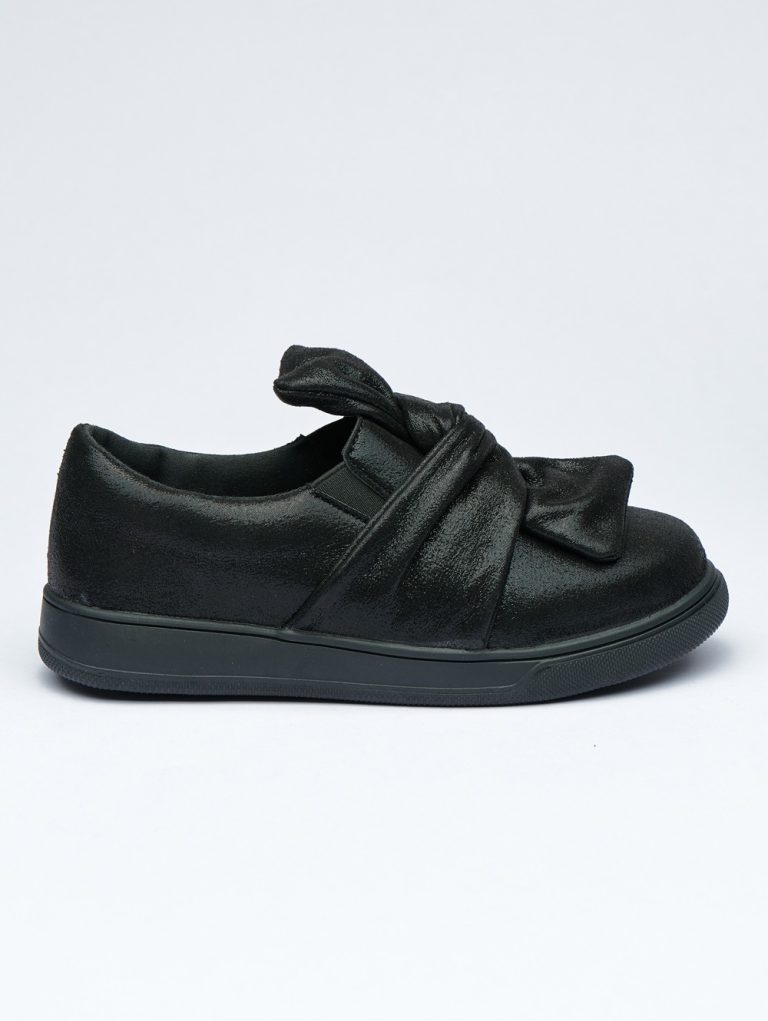 Romantic Charm Metallic Slip On Sneakers