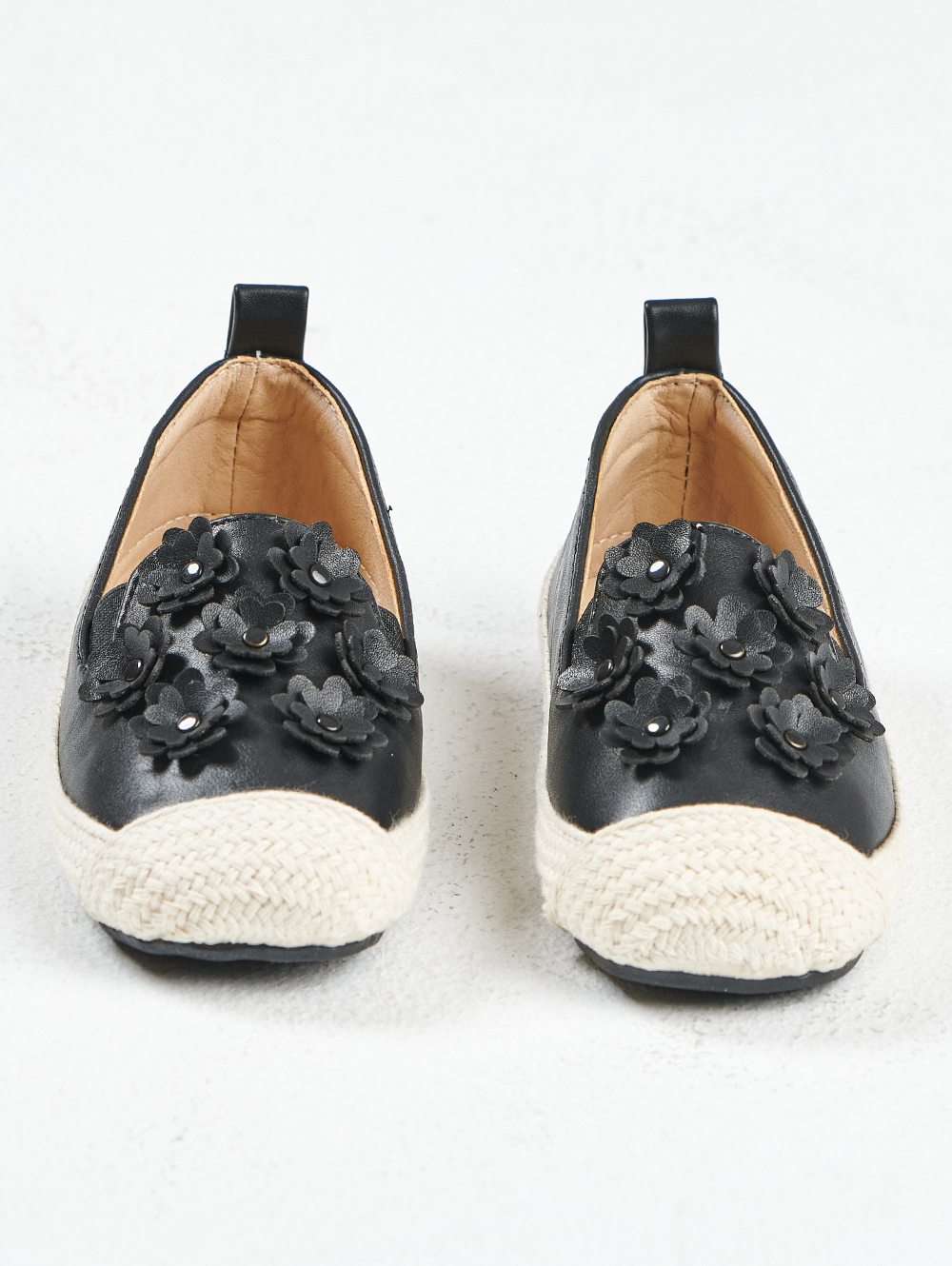 Blossom Black Espadrille ( For Kids)