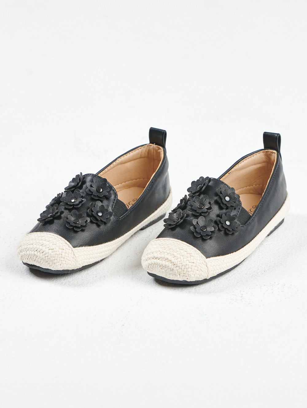 Blossom Black Espadrille ( For Kids)