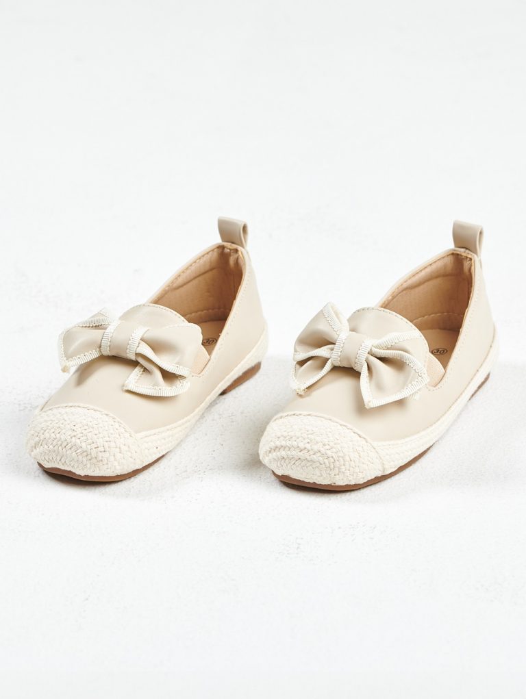 Flat Espadrille With Bow ( For Kids )