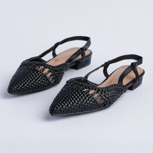 Comfortable Woven Slingback