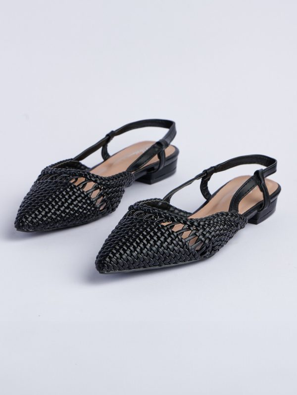 Comfortable Woven Slingback