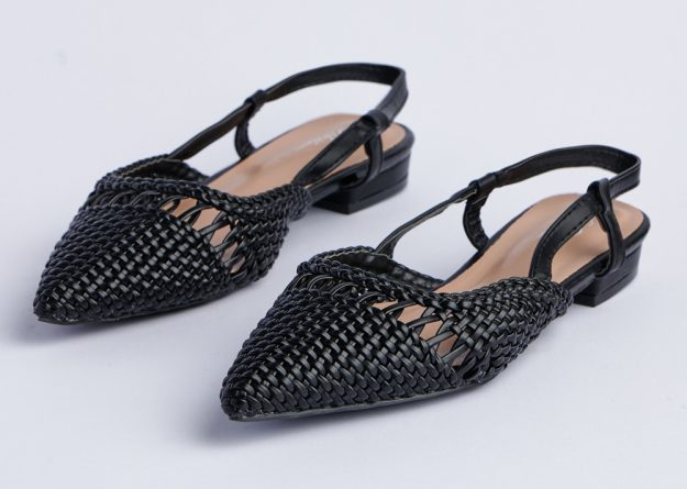 Comfortable Woven Slingback