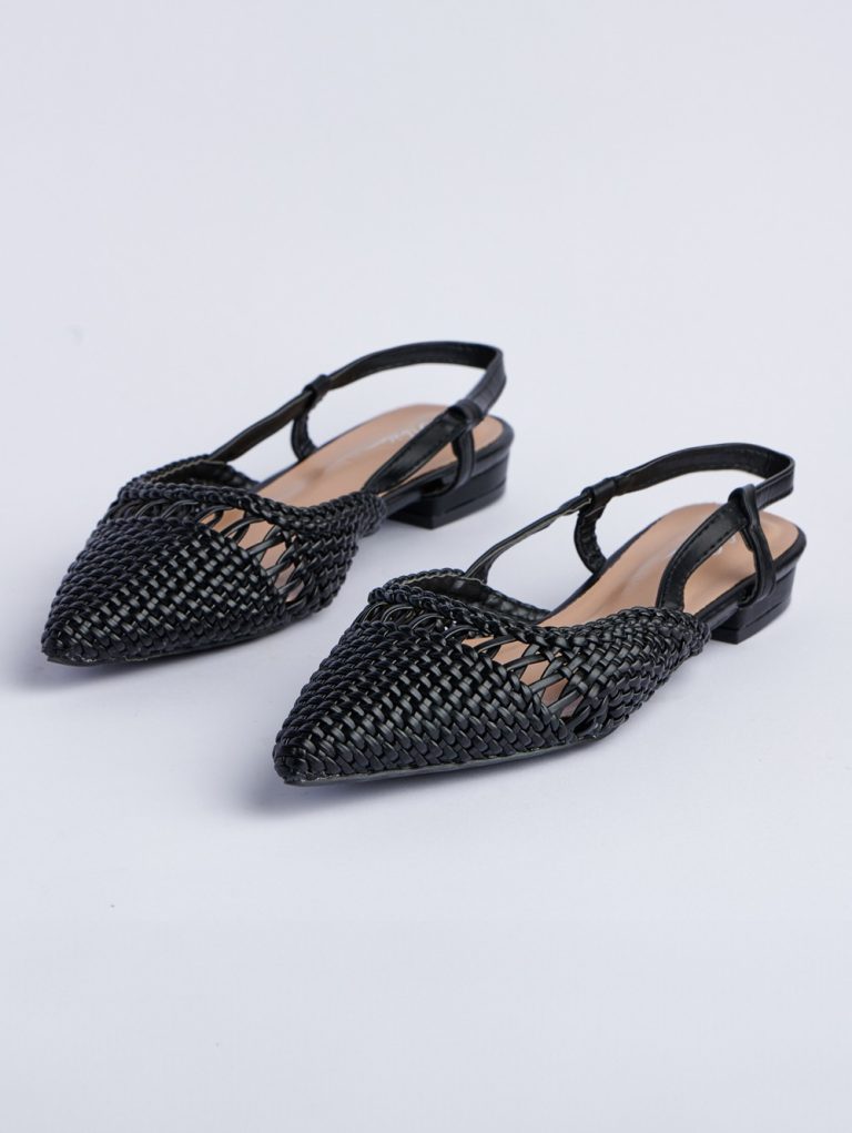 Comfortable Woven Slingback