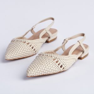 Comfortable Woven Slingback