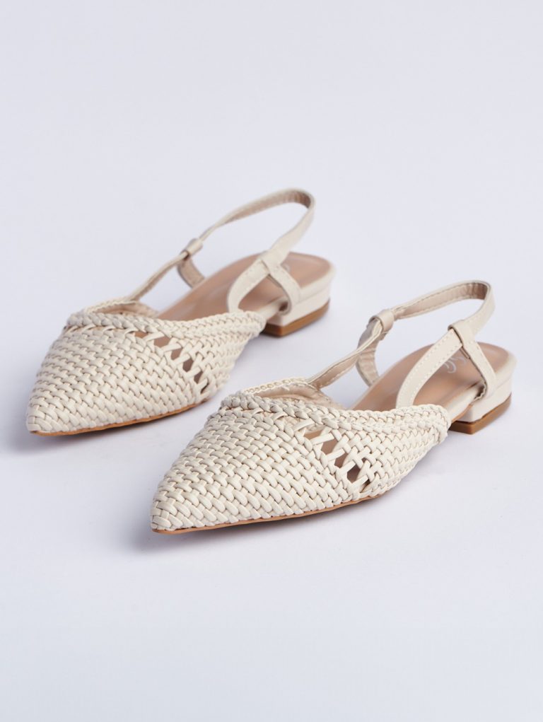 Comfortable Woven Slingback