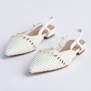 Comfortable Woven Slingback