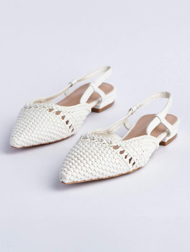 Comfortable Woven Slingback