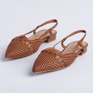 Comfortable Woven Slingback