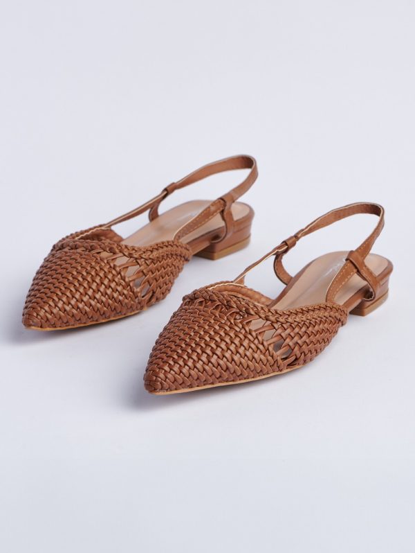 Comfortable Woven Slingback