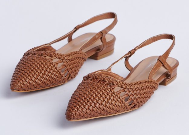 Comfortable Woven Slingback