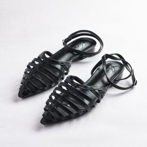 Strappy Tangle Elegance Flat Sandals