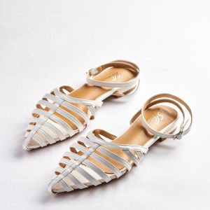 Strappy Tangle Elegance Flat Sandals