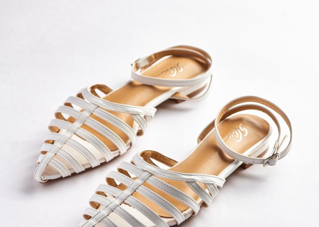 Strappy Tangle Elegance Flat Sandals