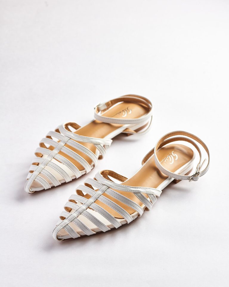Strappy Tangle Elegance Flat Sandals